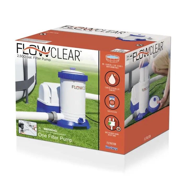 FLOWCLEAR 2500GAL FILTER PUMP 58392E Divi WooCommerce Layout